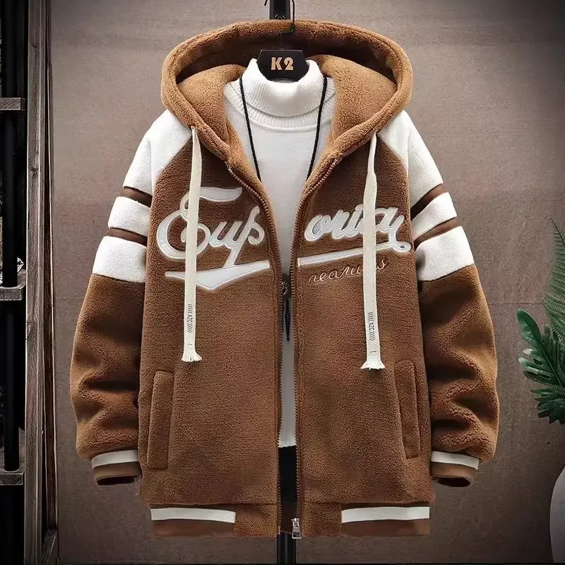 Men's Hoodie – Oversized Fit – Wool Blend – Embroidered Streetwear Design