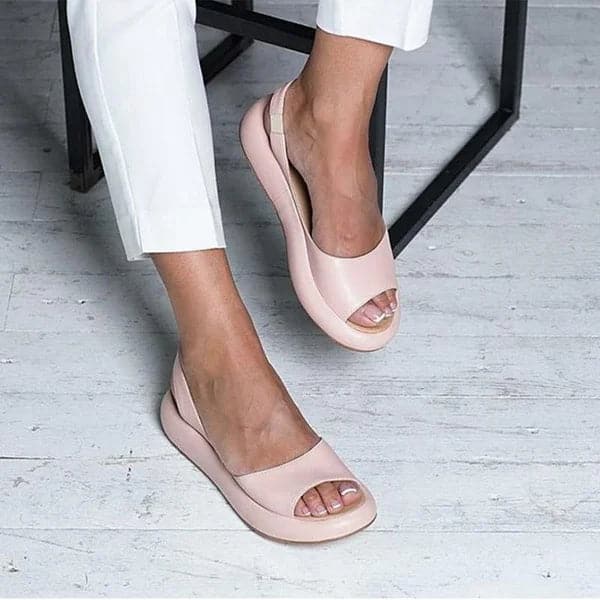 Women's Sandals - Open Toe - Flat Sole - Comfortable and Stylish for Everyday