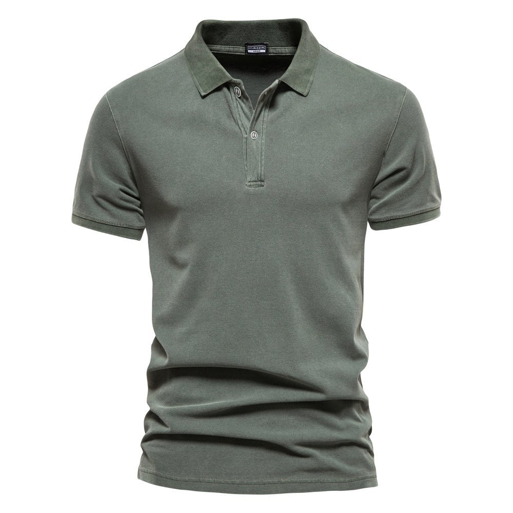 Men's Polo T-shirt – Standard Fit – Soft Knit – Short Sleeves for Everyday Use