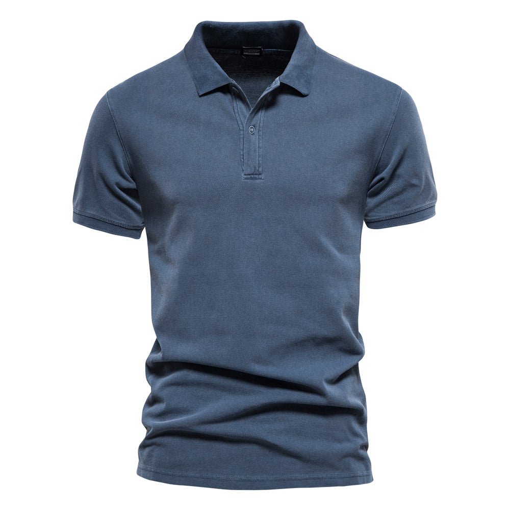 Men's Polo T-shirt – Standard Fit – Soft Knit – Short Sleeves for Everyday Use