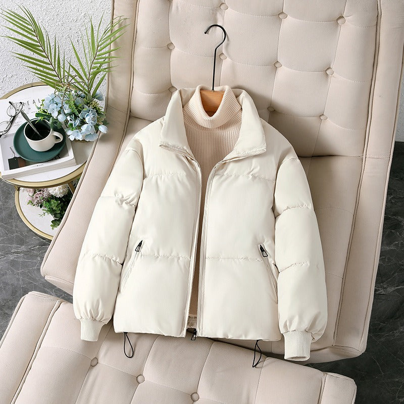 Women’s Jacket - Woven - Oversized Fit - Stand-Up Collar - Hip Length