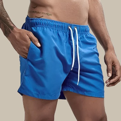 Men's Swim Shorts – Relaxed Fit – Quick-Drying – Mid-Length – Drawstring Closure