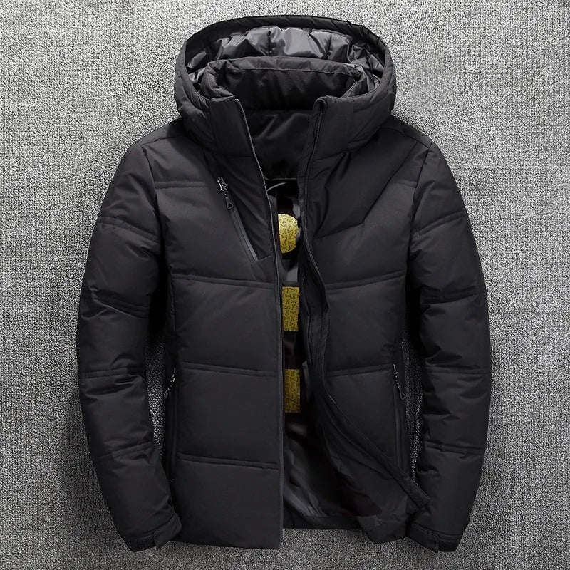 Men’s Jacket - Synthetic - Hip Length - Hooded - Full Zip