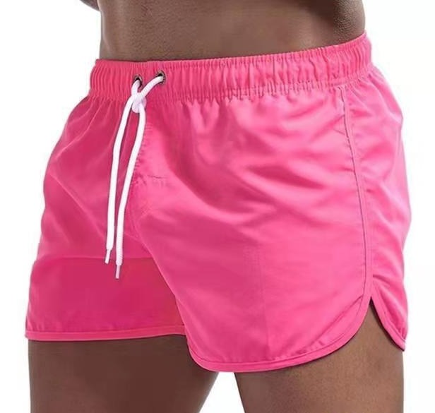 Men's Swim Shorts – Relaxed Fit – Quick-Drying Breathable Material – Mid Length