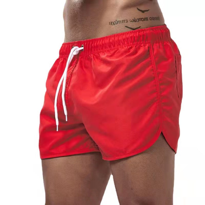 Men's Swim Shorts – Relaxed Fit – Quick-Drying Breathable Material – Mid Length