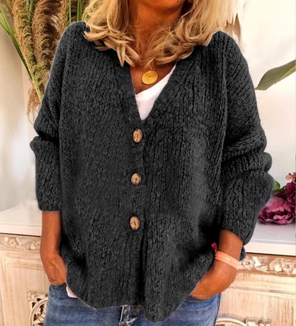 Amaya - Moderigtig strikket cardigan