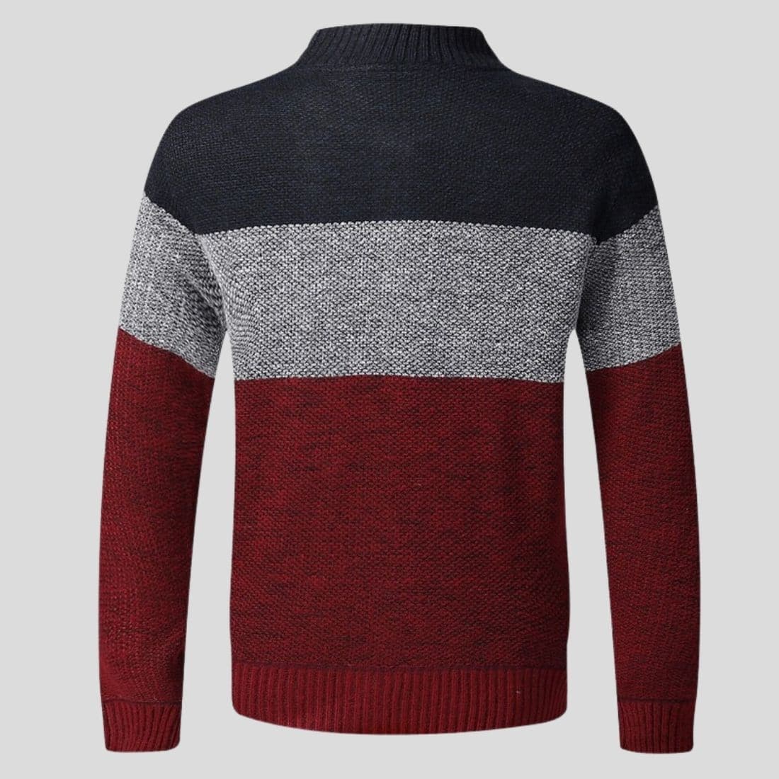 Andre - Cardigan med tricolore-design