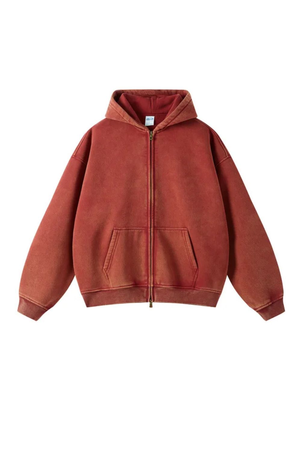 Cozy Vintage Zip-Up Hoodie til Kvinder – Ubesværet Komfort og Stil