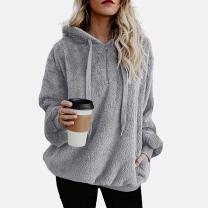 Women's Hoodie - Soft Fleece - Oversized Fit - Long-Sleeved Casual Comfort