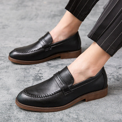 Herre Loafers – Ægte Læder – Slip-On – Penny Strap – Komfortabel Pasform