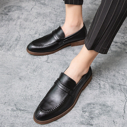 Herre Loafers – Ægte Læder – Slip-On – Penny Strap – Komfortabel Pasform