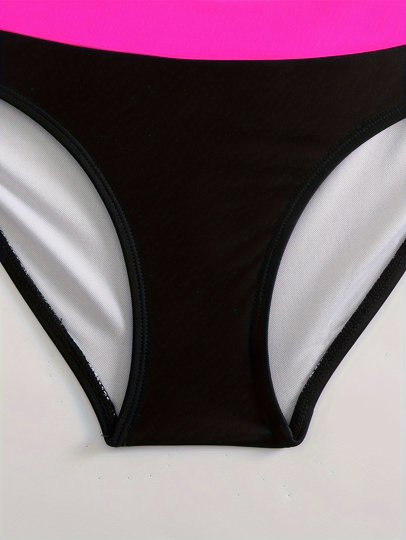 Women's Bikini – V-neck Top – Ruched Straps – High-waisted – Comfortable Fit