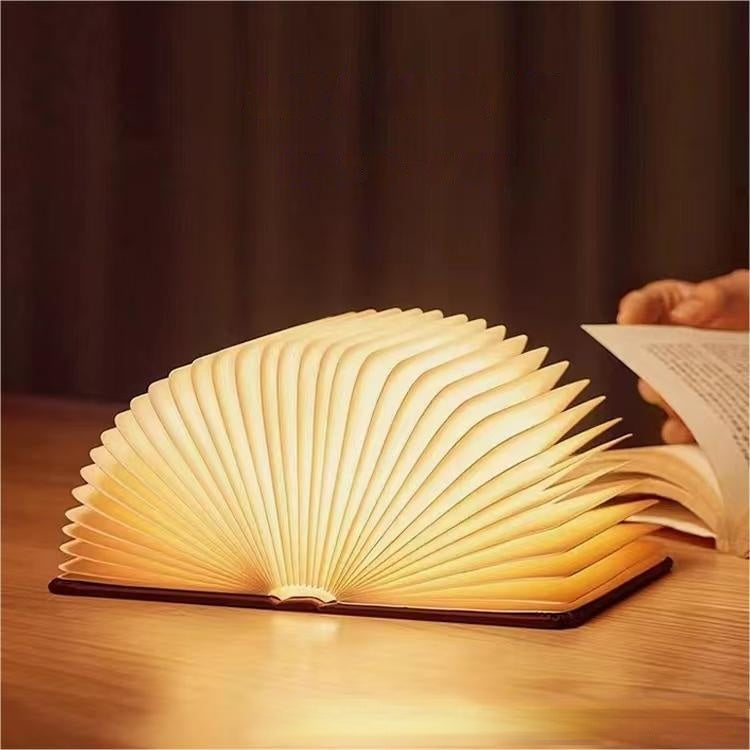Foldable LED Book Lamp with Rechargeable Design