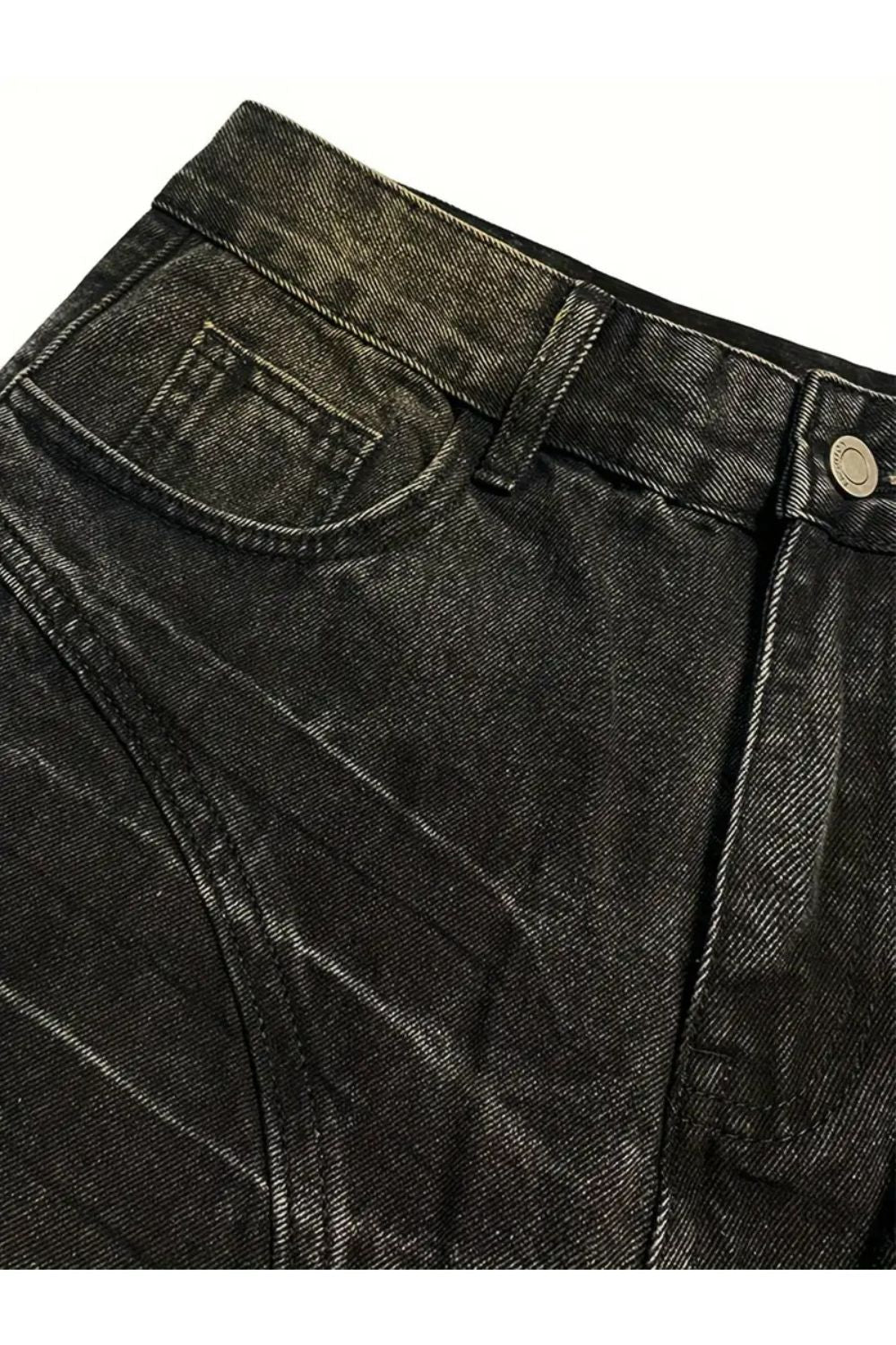 Herre Jeans - Baggy Pasform - Vintage Look - Brede Ben - Streetwear Style