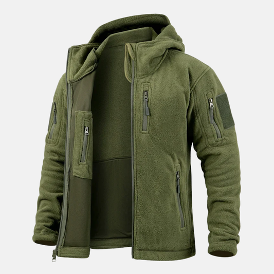 Arthur Tactical Fleece Jacket | Casual Regular Fit Hip-Length Jacket