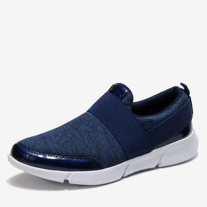 Dame Slip-on Sneakers - Komfortabel Gummisål - Elastisk Bånd - Moderne Design