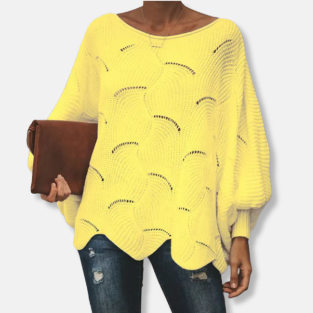 Isabella Sweater | Relaxed Fit Batwing Sleeve Sweater