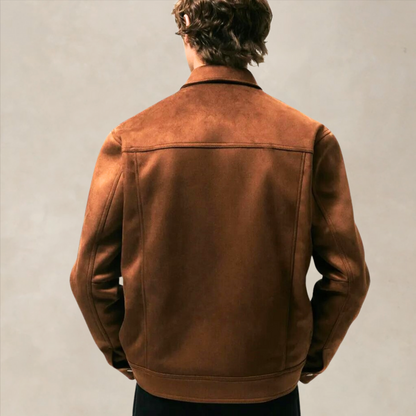 Men's Jacket – Regular Fit – Button Closure – Structured Silhouette – Luxurious Material