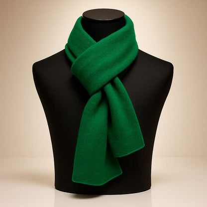 Isla Wool-Blend Soft Knit Scarf | Solid Neck Coverage Scarf
