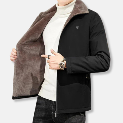 Men's Parka Jacket – Modern Fit – Water-Repellent – Lined With Faux Fur