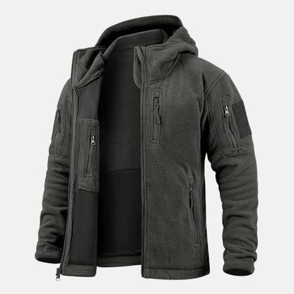 Arthur Tactical Fleece Jacket | Casual Regular Fit Hip-Length Jacket