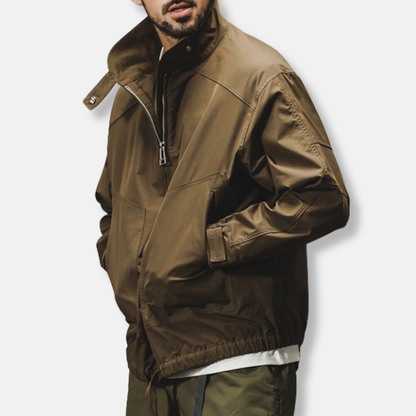 Men's Outdoor Jacket – Wind and Water Resistant – Relaxed Fit – Functional Design