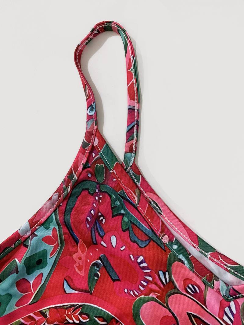 Women's Slip – Breathable Fabric – A-Line Fit – V-Neck with Spaghetti Straps