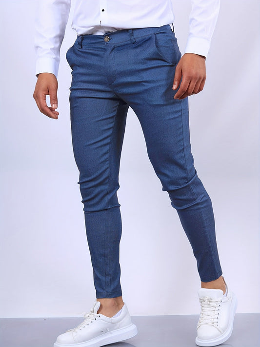 Men's Trousers - Slim Fit - Stretch Comfort - Elegant and Modern Design