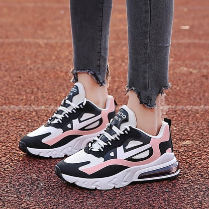 Dame Sneakers - Moderne Design - Støddæmpende Sål - Åndbart og Komfortabelt