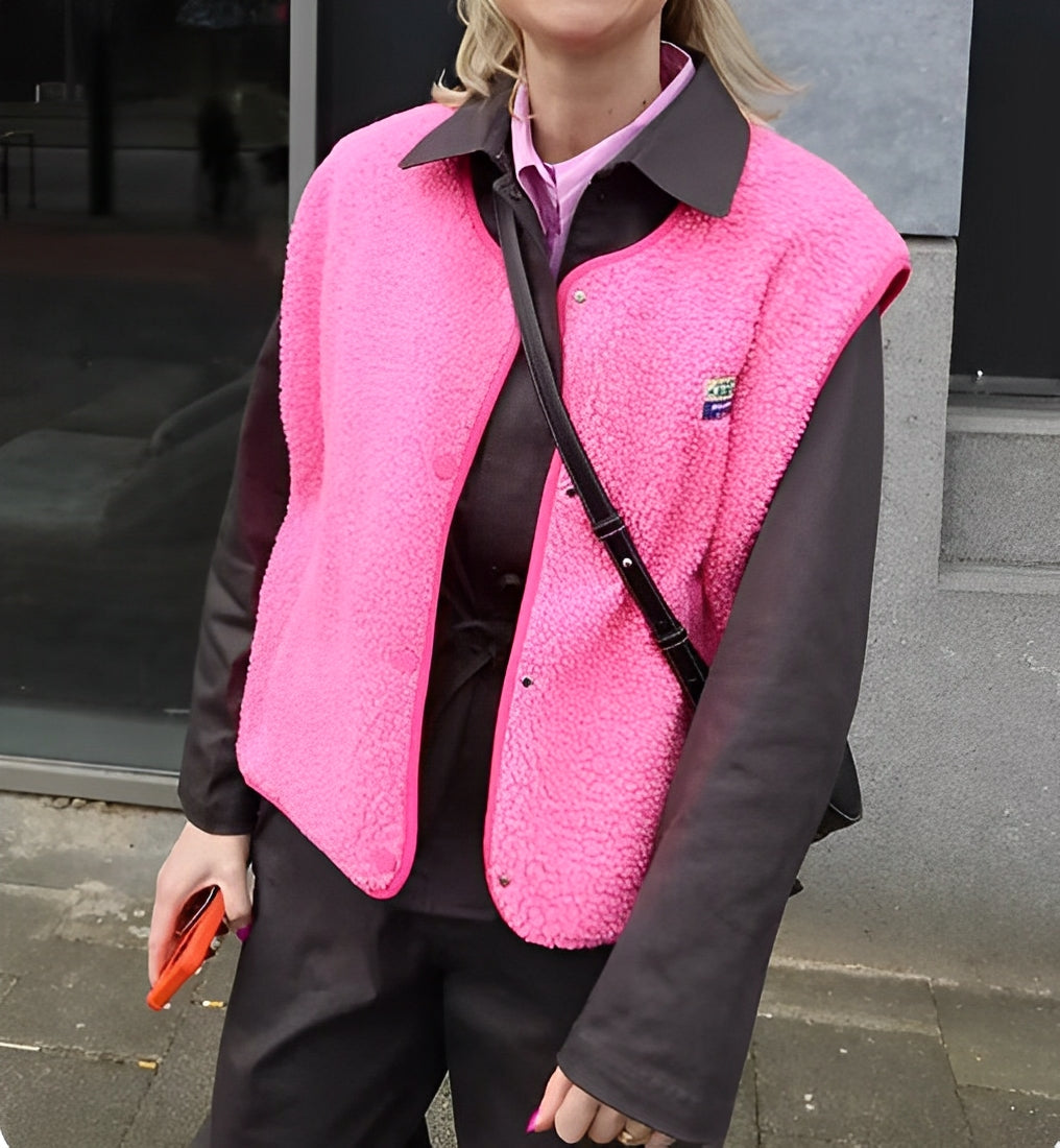 Women's Vest – Relaxed Fit – Simple Button Closure