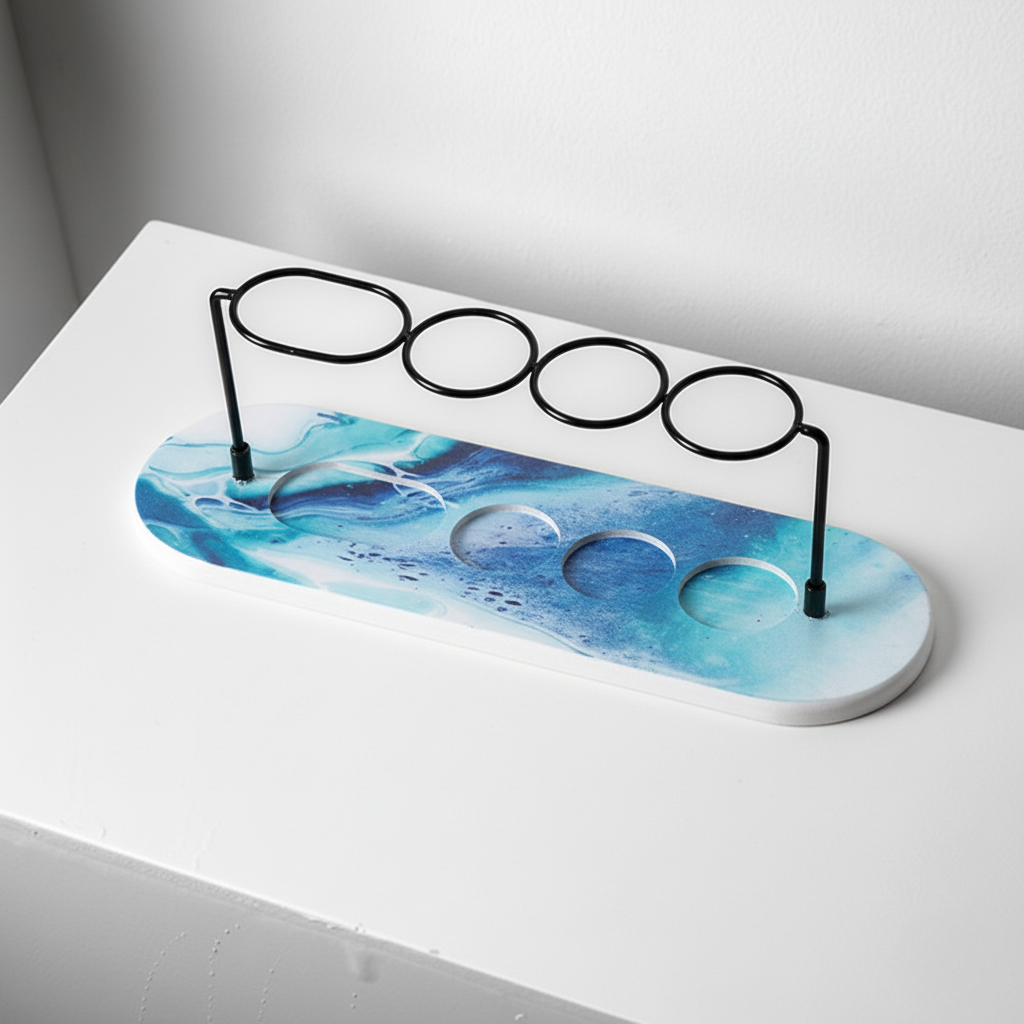 Minimalist Marble Base Toothbrush Holder