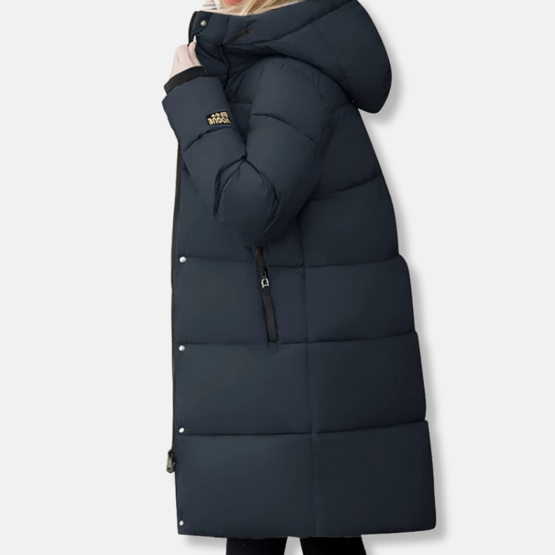Sienna Maxi Puffer Coat | Hooded Oversized Fit Coat