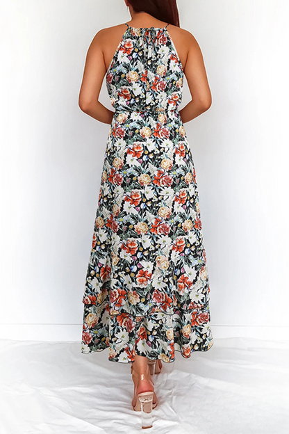 Kvinder Maxi Kjole - Halterneck - Elegant Pasform - Let og Åndbar