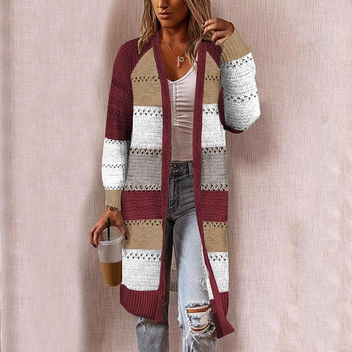 Benthe - Moderigtig strikket cardigan