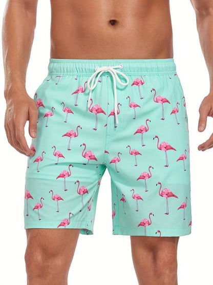Men's Swim Shorts – Quick-Drying Lightweight Material – Relaxed Fit – Mid-Length