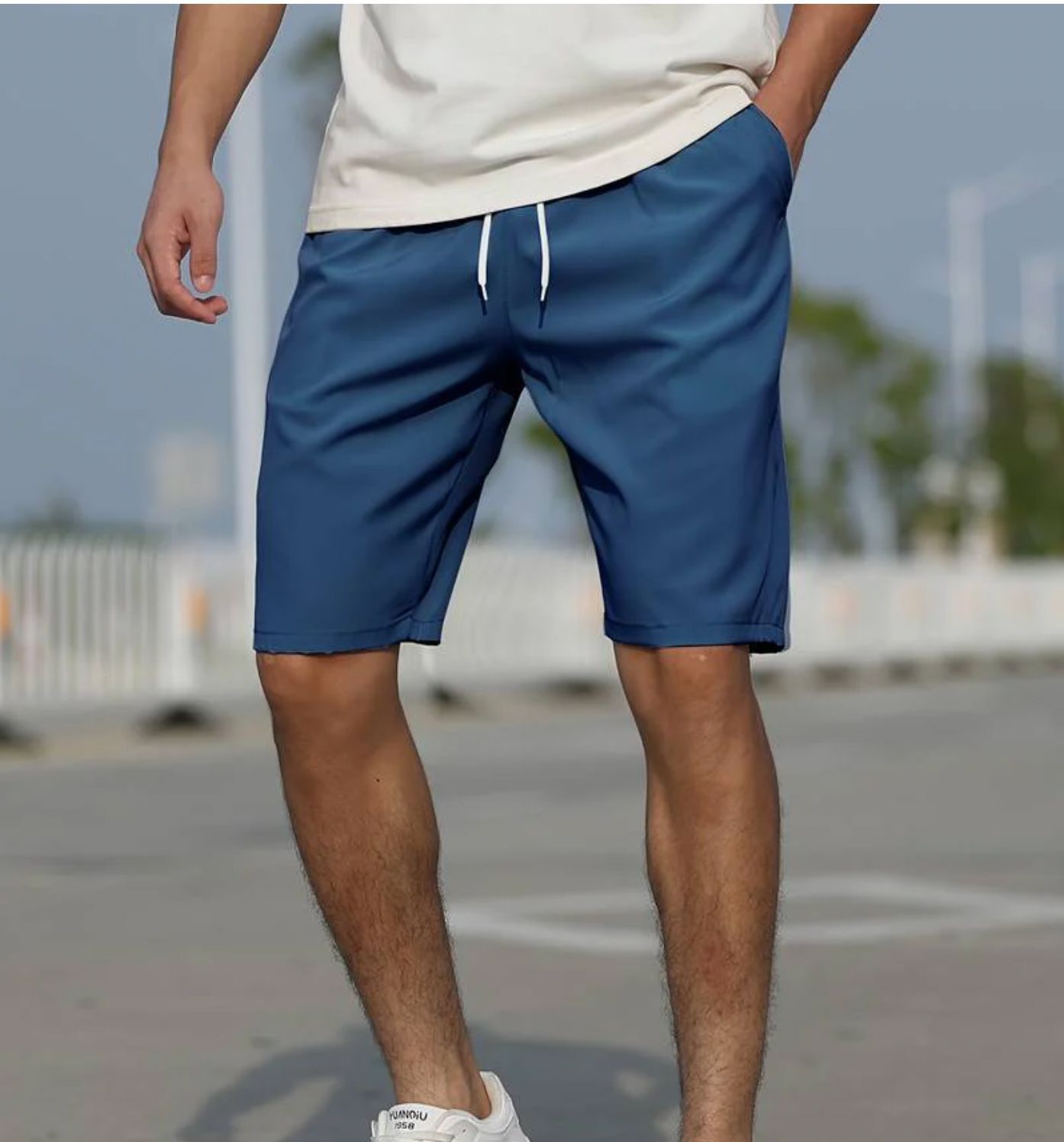 Men's Swim Shorts – Regular Fit – Quick-Drying – Elastic Waist – With Pockets