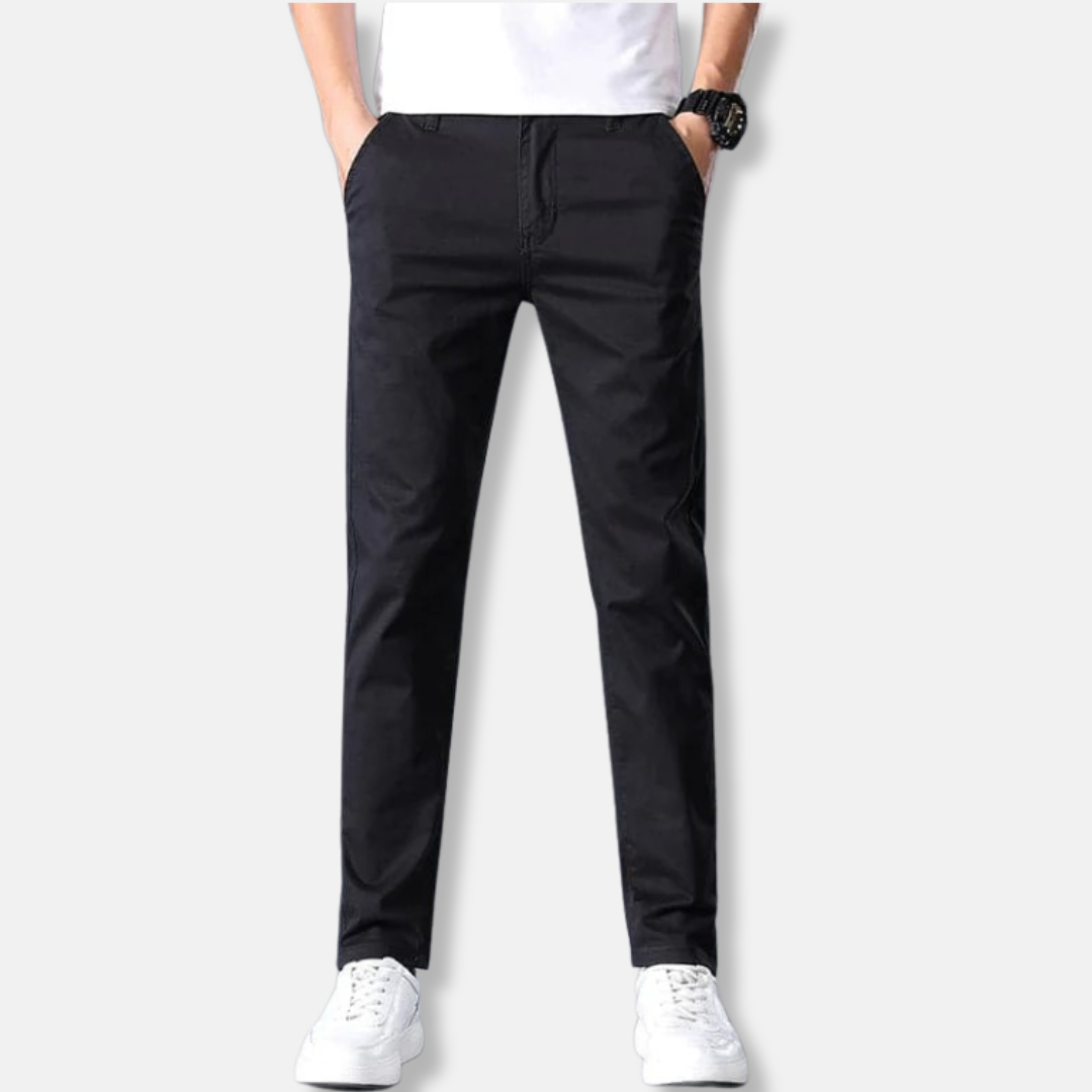 Joshua Slim Fit Chinos | Side Pockets Zip Fly Chinos