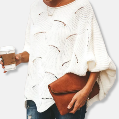 Isabella Sweater | Relaxed Fit Batwing Sleeve Sweater