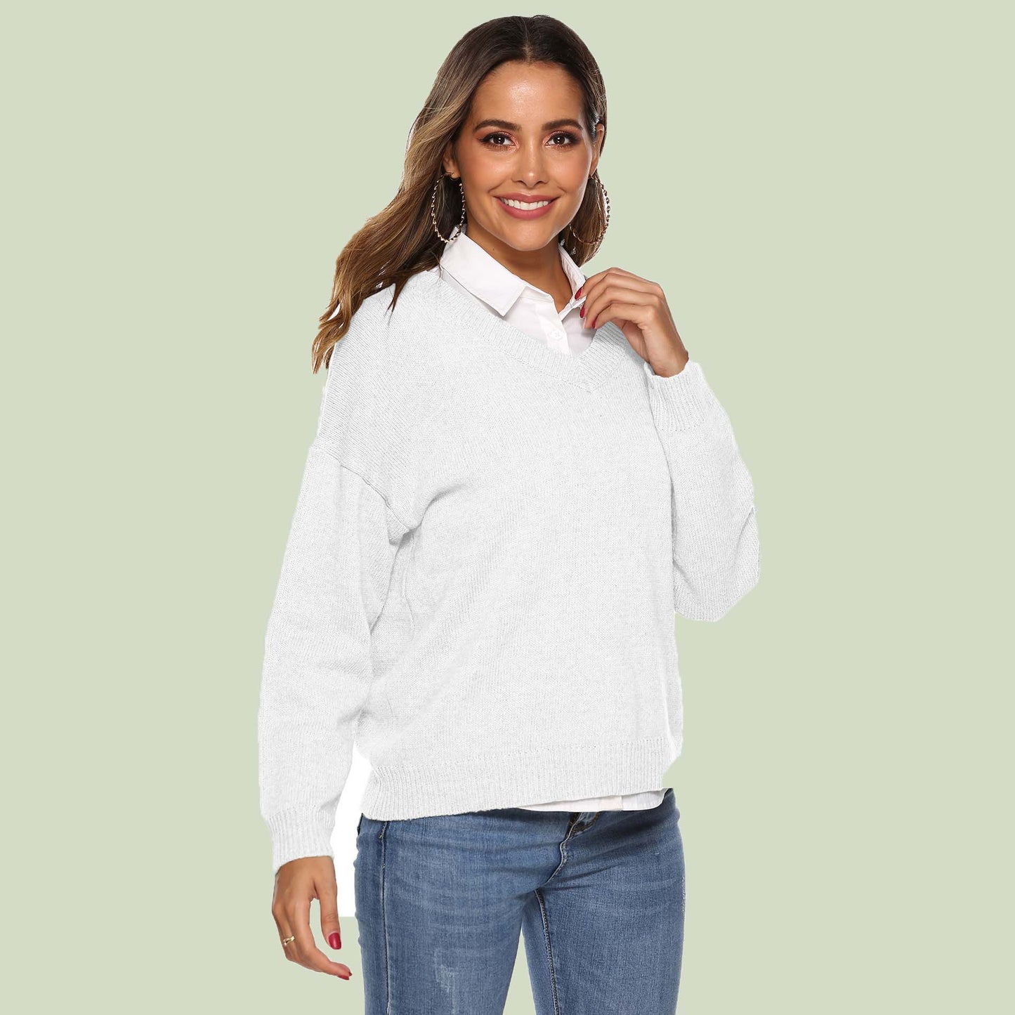 Callie - Moderigtig sweatshirt i mange farver