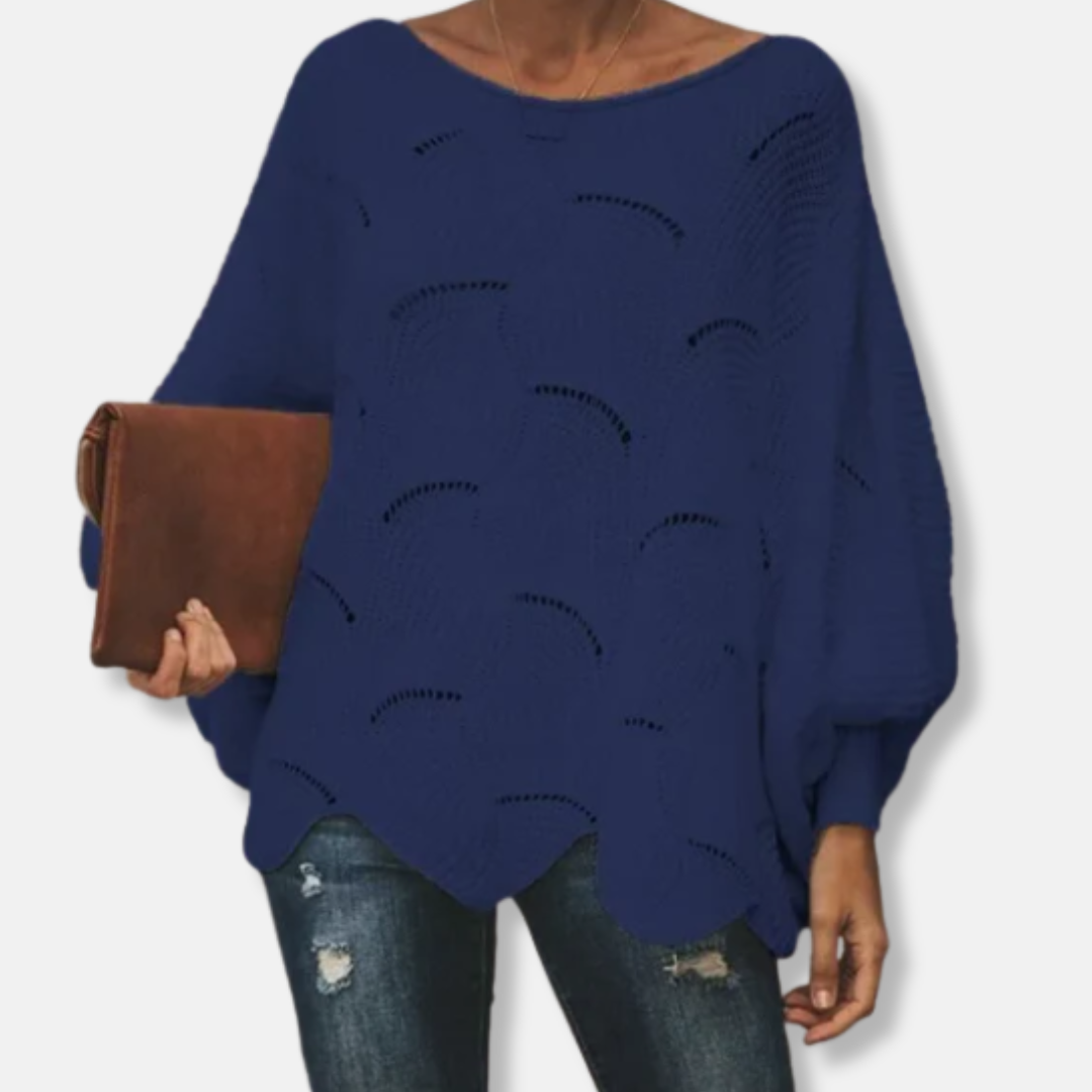 Isabella Sweater | Relaxed Fit Batwing Sleeve Sweater