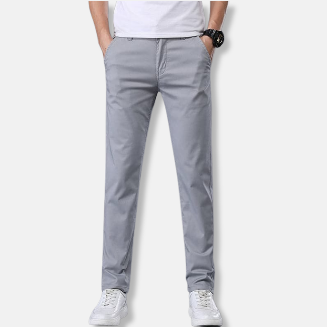 Joshua Slim Fit Chinos | Side Pockets Zip Fly Chinos