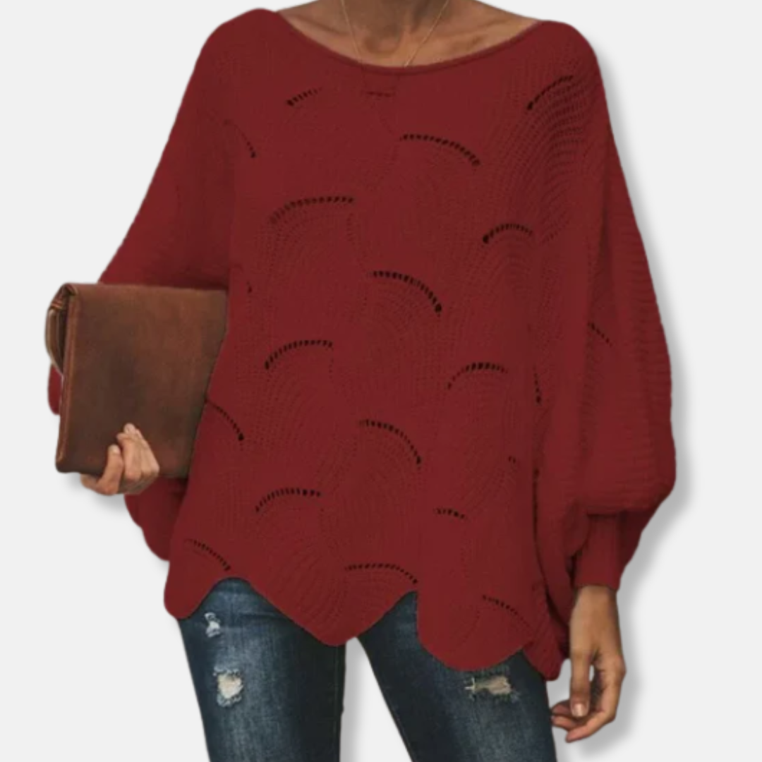 Isabella Sweater | Relaxed Fit Batwing Sleeve Sweater