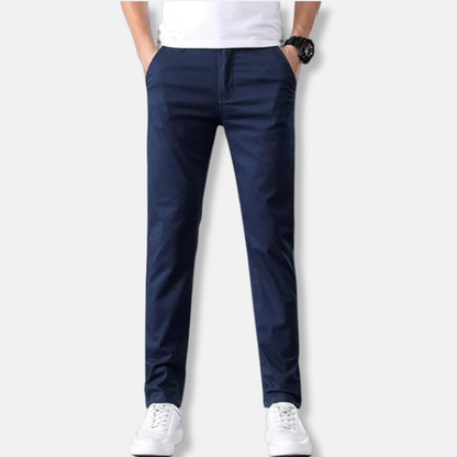 Joshua Slim Fit Chinos | Side Pockets Zip Fly Chinos