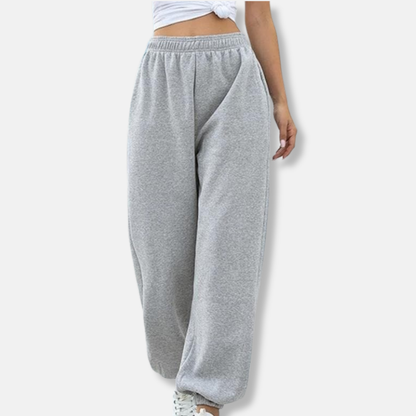 Rosie Relaxed Fit Jogger Pants | Solid Ankle-Length Jogger Pants