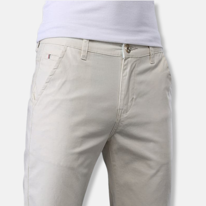 Joshua Slim Fit Chinos | Side Pockets Zip Fly Chinos