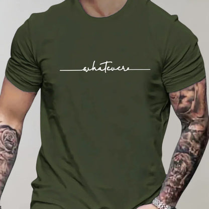 Men's T-shirt – Regular Fit – Soft Knit – Short Sleeve – Graphic Print