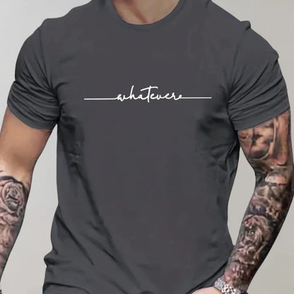 Men's T-shirt – Regular Fit – Soft Knit – Short Sleeve – Graphic Print