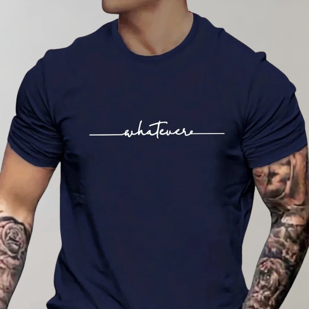 Men's T-shirt – Regular Fit – Soft Knit – Short Sleeve – Graphic Print