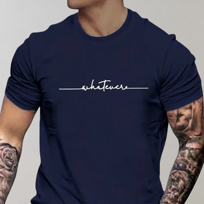 Men's T-shirt – Regular Fit – Soft Knit – Short Sleeve – Graphic Print