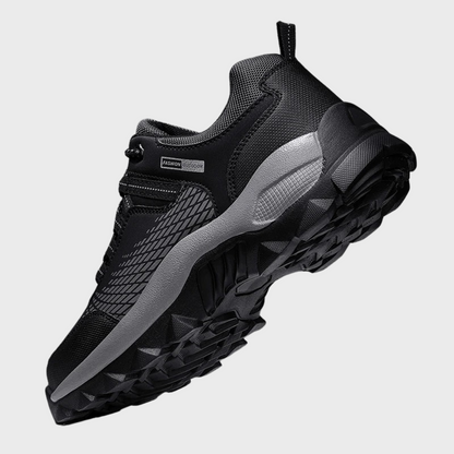Men's Hiking Shoes - Breathable Mesh - Shock-Absorbing Sole - Non-Slip and Durable